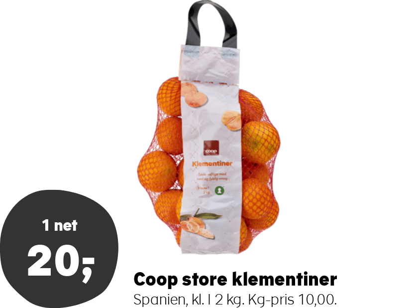 Coop store klementiner