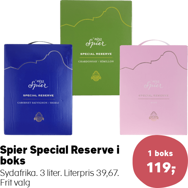 Spier Special Reserve i boks
