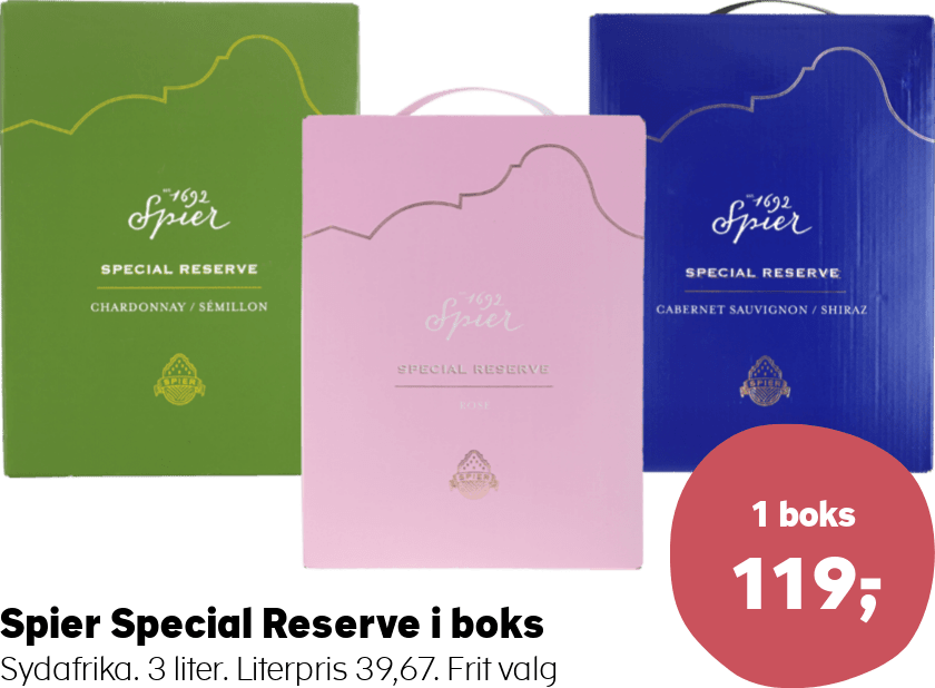Spier Special Reserve i boks