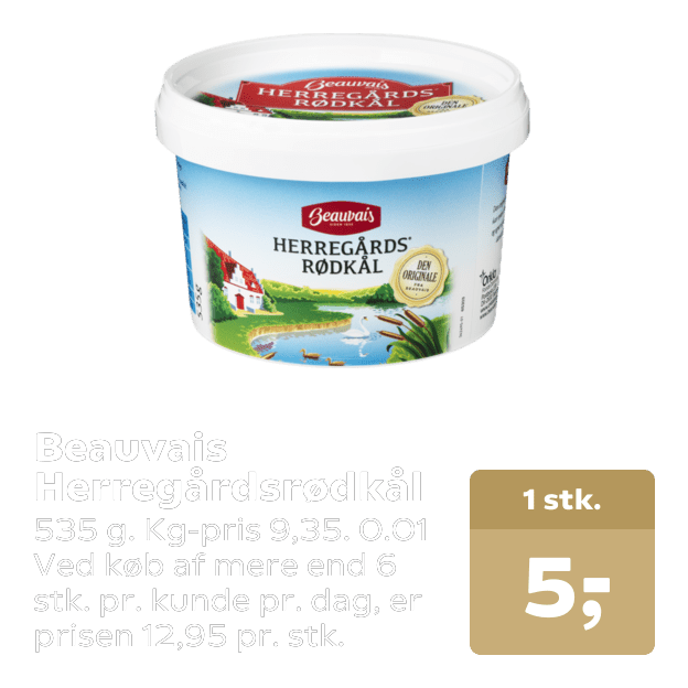 Beauvais Herregårdsrødkål