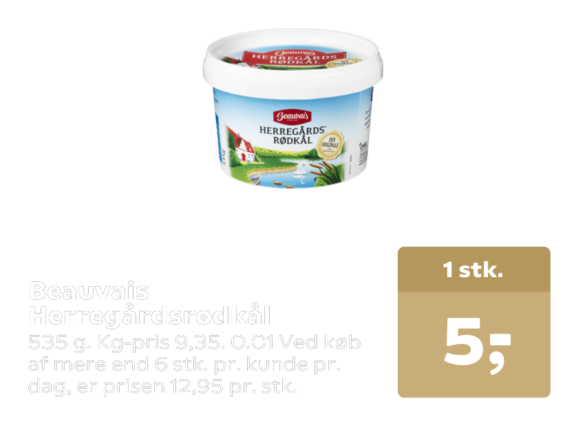 Beauvais Herregårdsrødkål