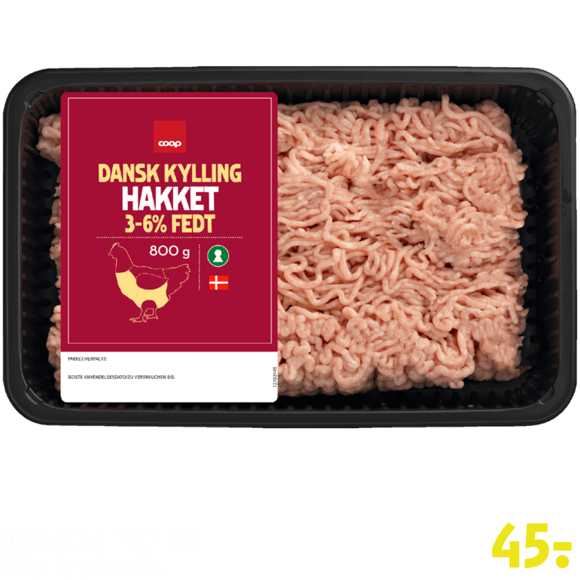 Hakket kylling 3-6%