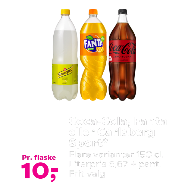 Coca-Cola, Fanta eller Carlsberg Sport