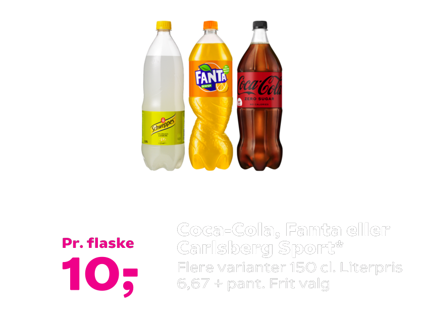 Coca-Cola, Fanta eller Carlsberg Sport
