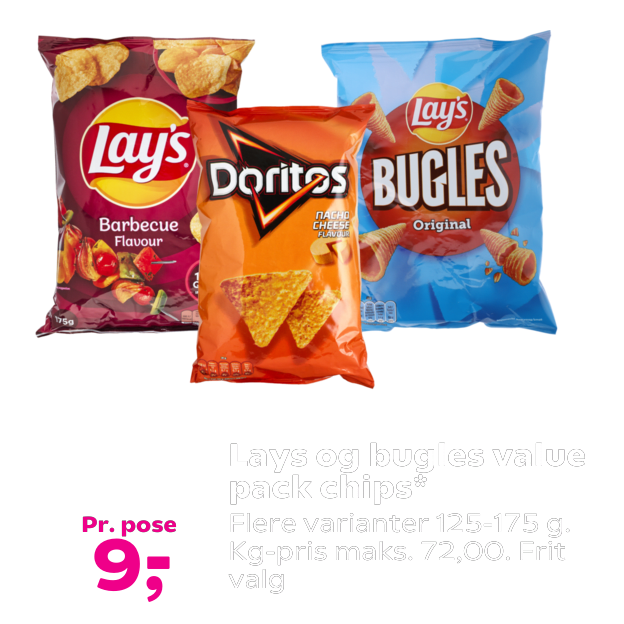 Lays og bugles value pack chips