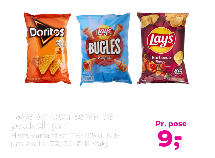 Lays og bugles value pack chips