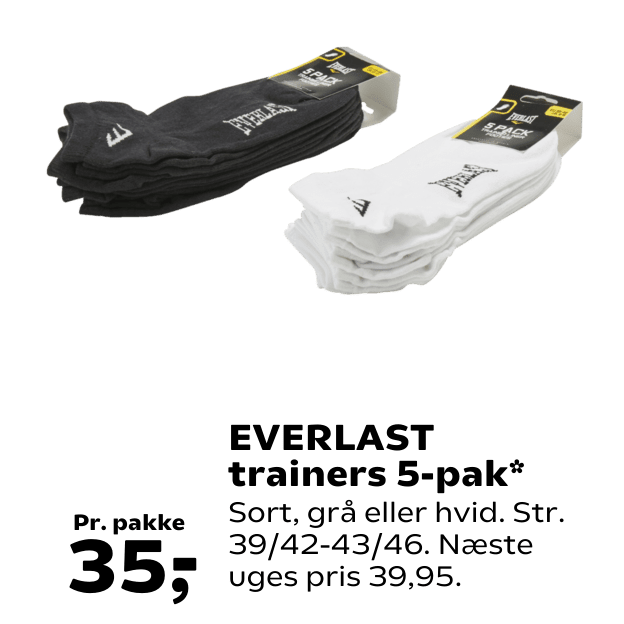 EVERLAST trainers 5-pak