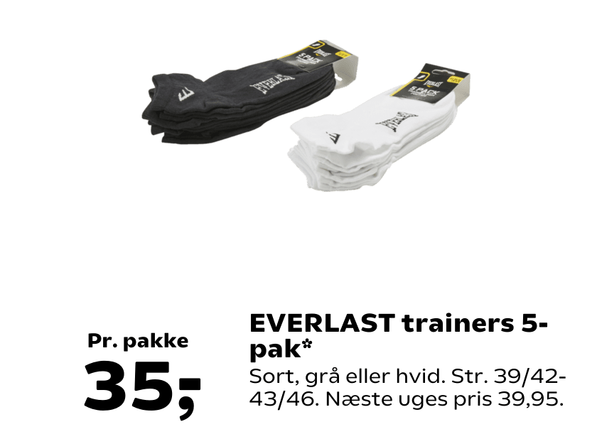 EVERLAST trainers 5-pak