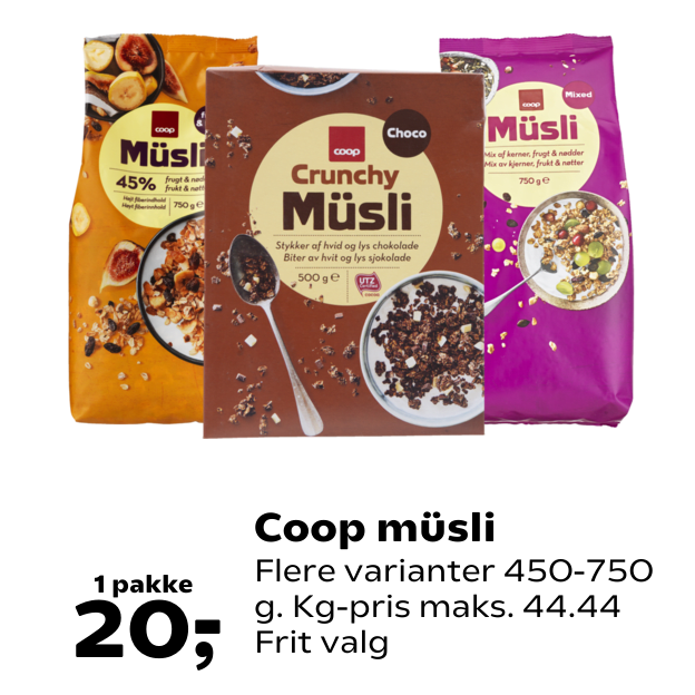 Coop müsli