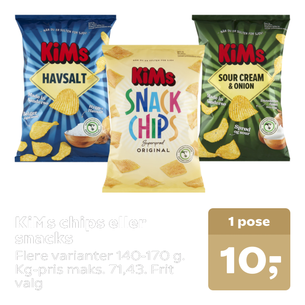 KiMs chips eller snacks