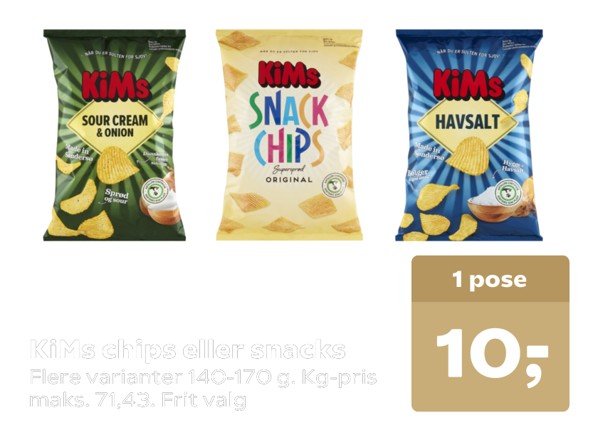 KiMs chips eller snacks