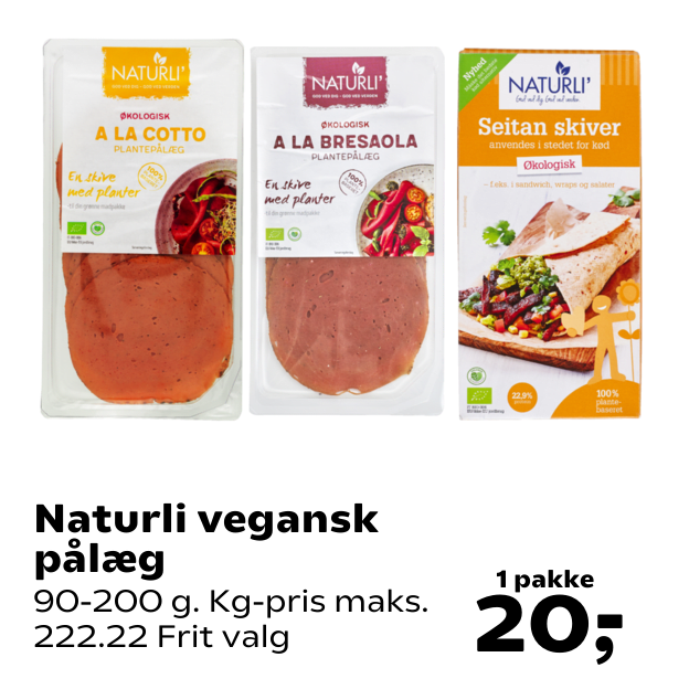 Naturli vegansk pålæg