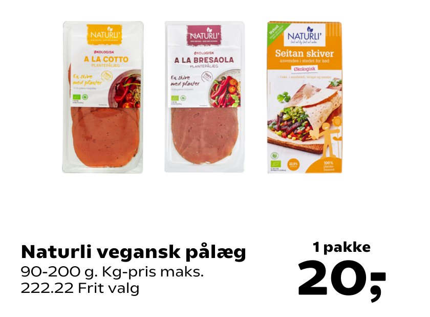 Naturli vegansk pålæg