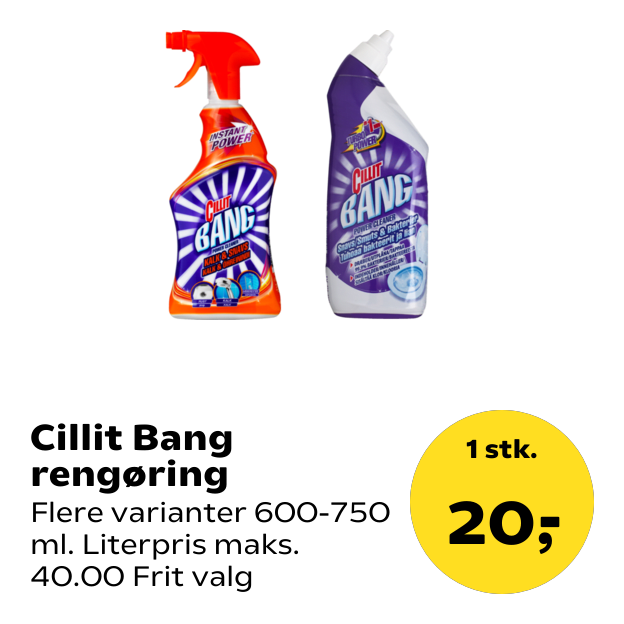 Cillit Bang rengøring