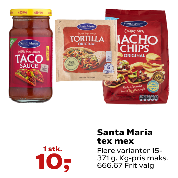 Santa Maria tex mex
