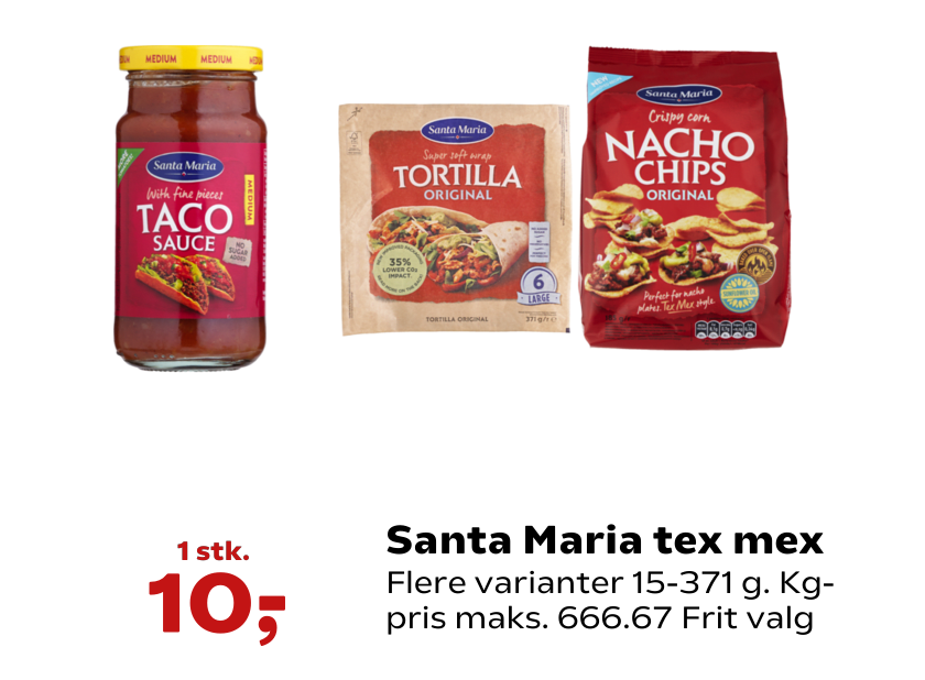 Santa Maria tex mex