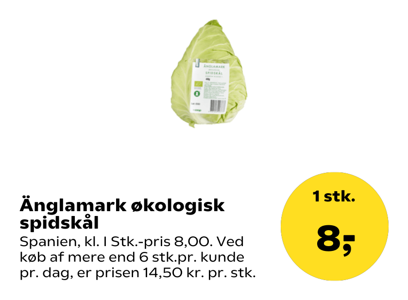 Änglamark økologisk spidskål