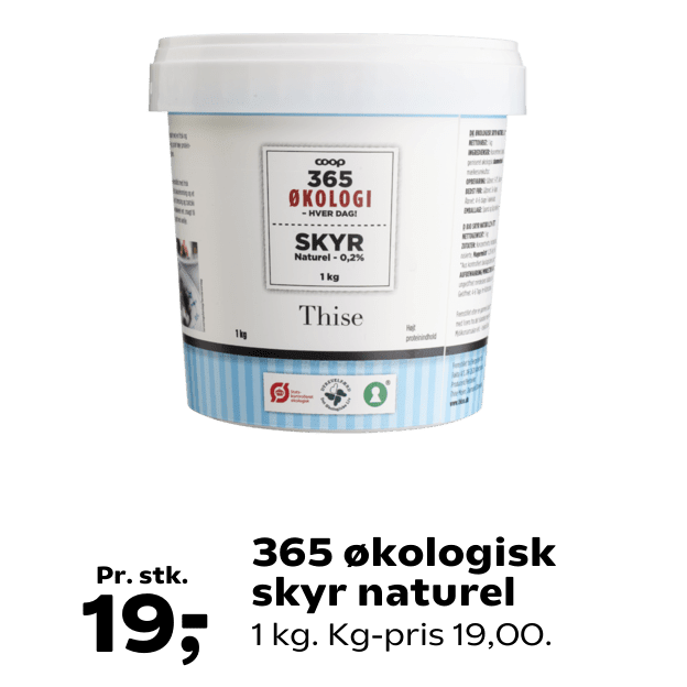 365 økologisk skyr naturel