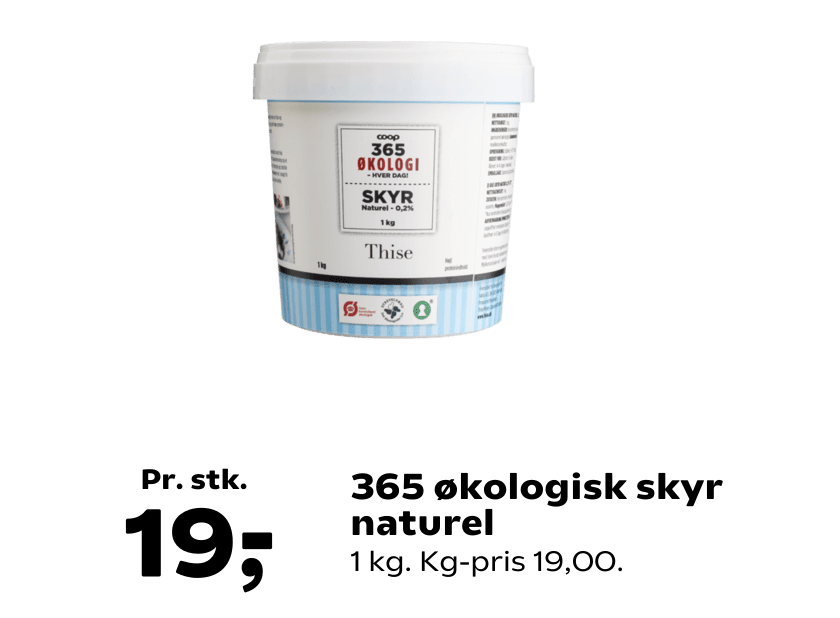 365 økologisk skyr naturel