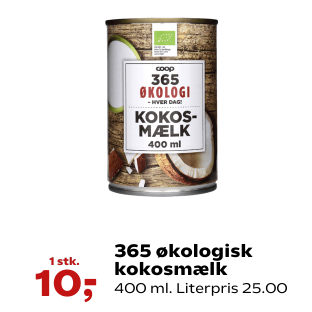 365 økologisk kokosmælk