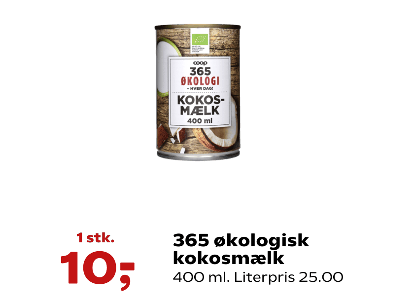 365 økologisk kokosmælk