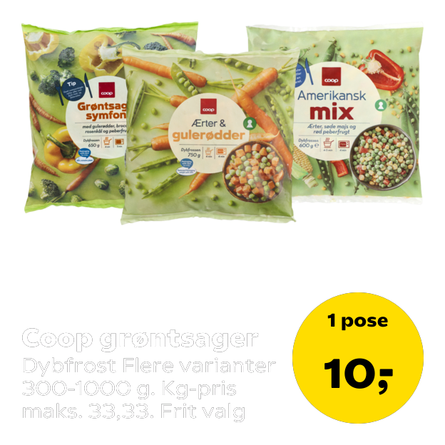 Coop grøntsager