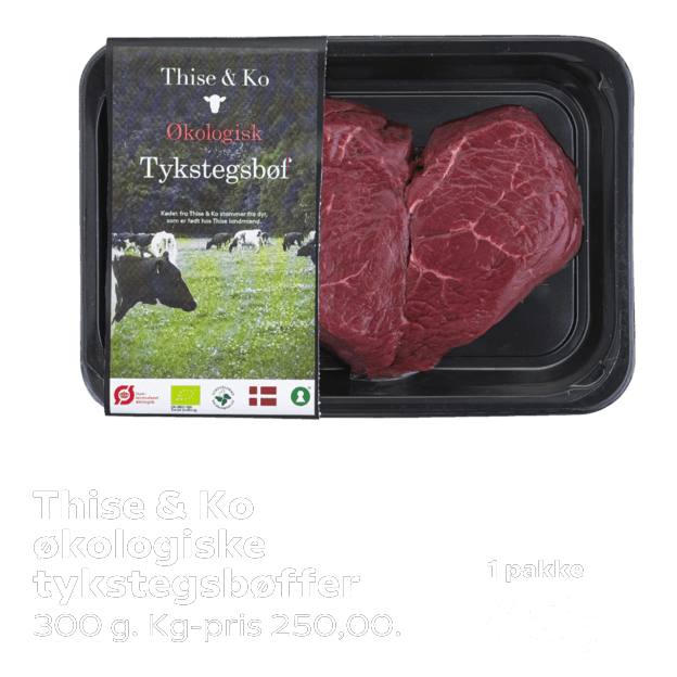 Thise & Ko økologiske tykstegsbøffer