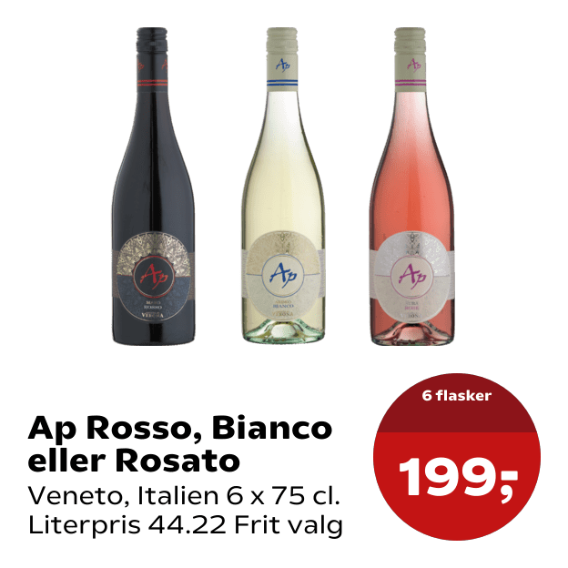 Ap Rosso, Bianco eller Rosato