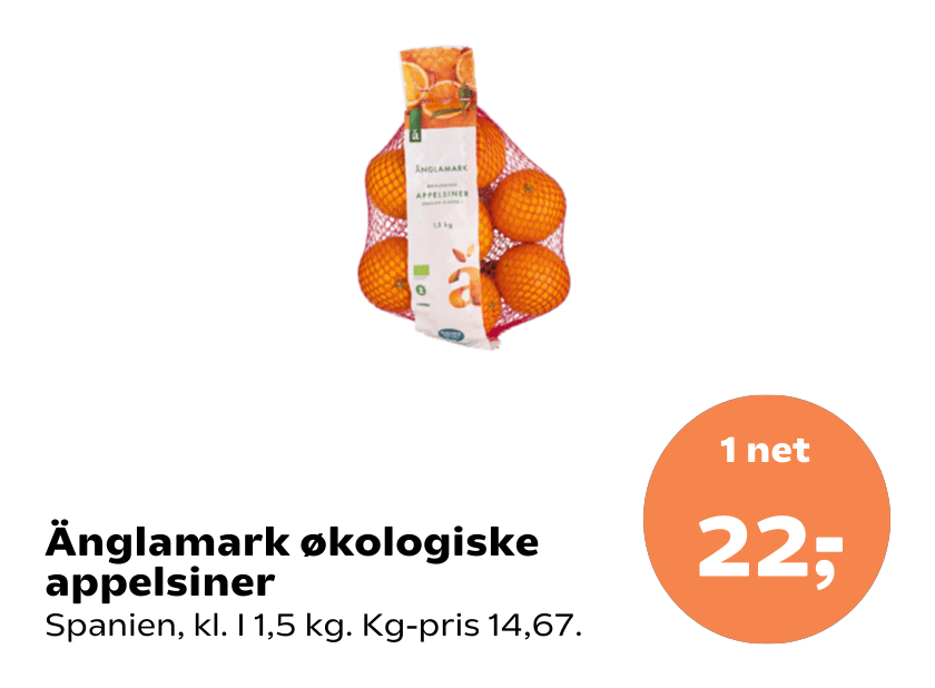 Änglamark økologiske appelsiner