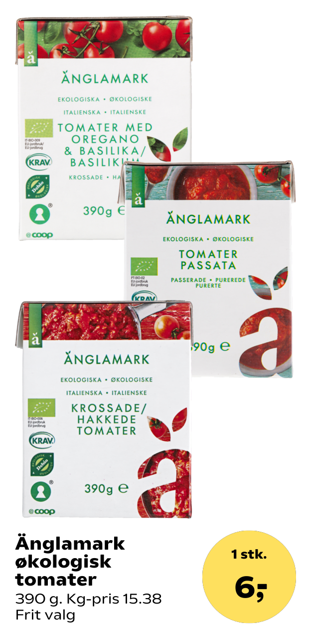 Änglamark økologisk tomater