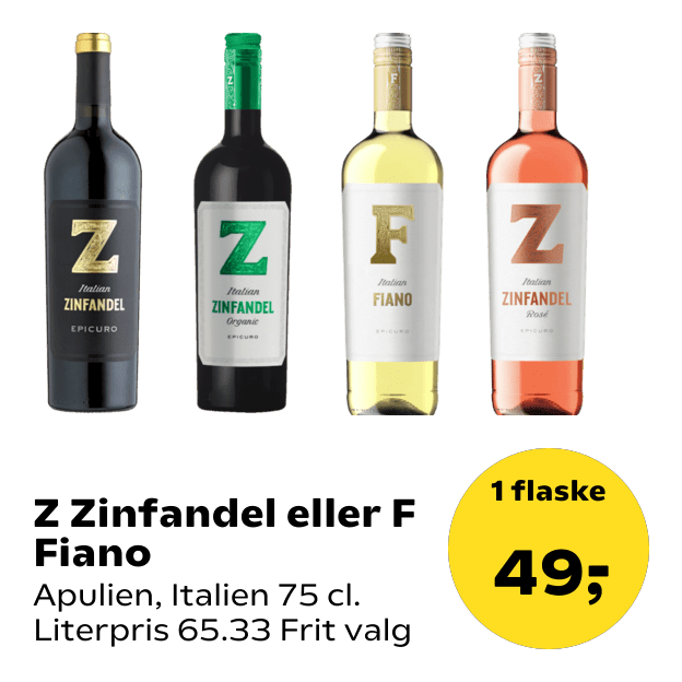 Z Zinfandel eller F Fiano