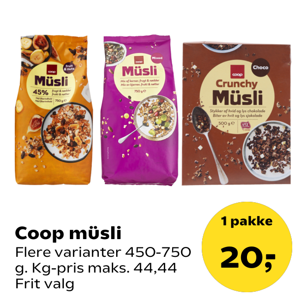 Coop müsli
