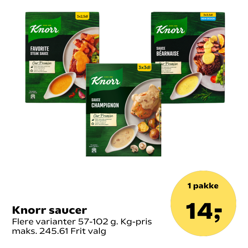 Knorr saucer