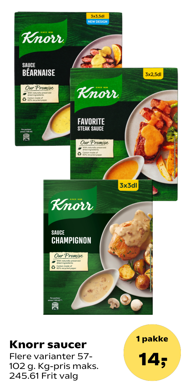 Knorr saucer