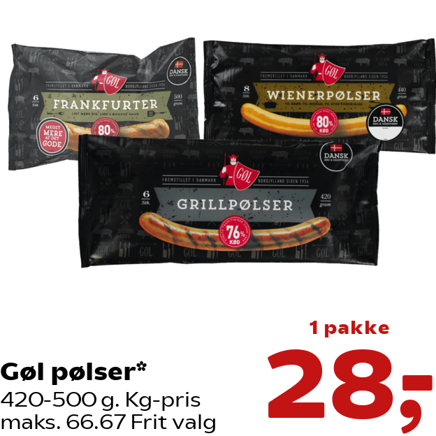 Gøl pølser