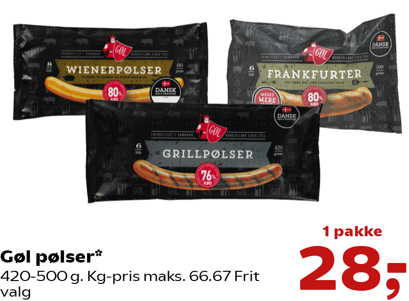 Gøl pølser