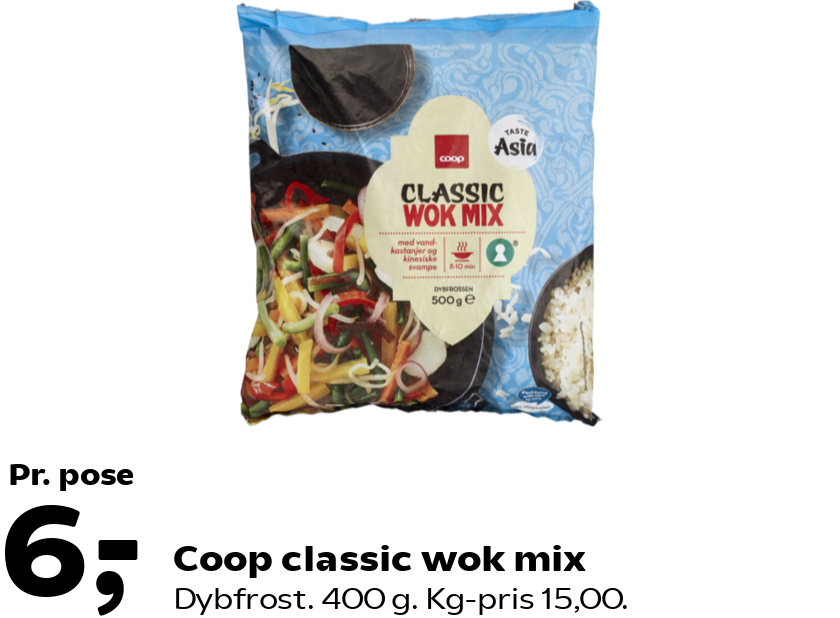 Coop classic wok mix