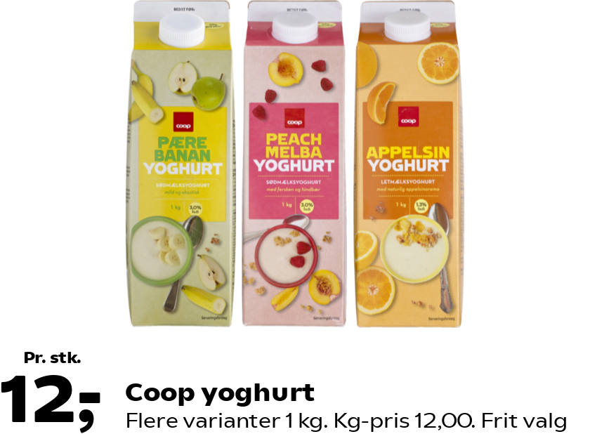 Coop yoghurt