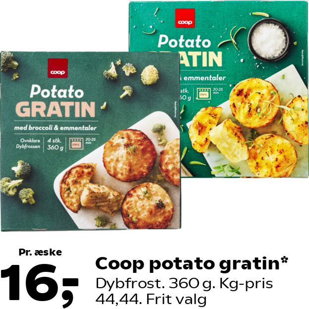Coop potato gratin