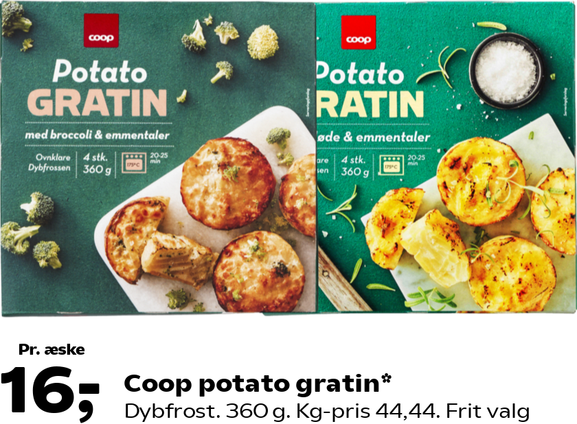 Coop potato gratin
