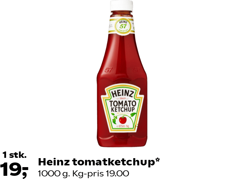 Heinz tomatketchup