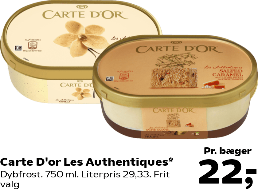 Carte D'or Les Authentiques