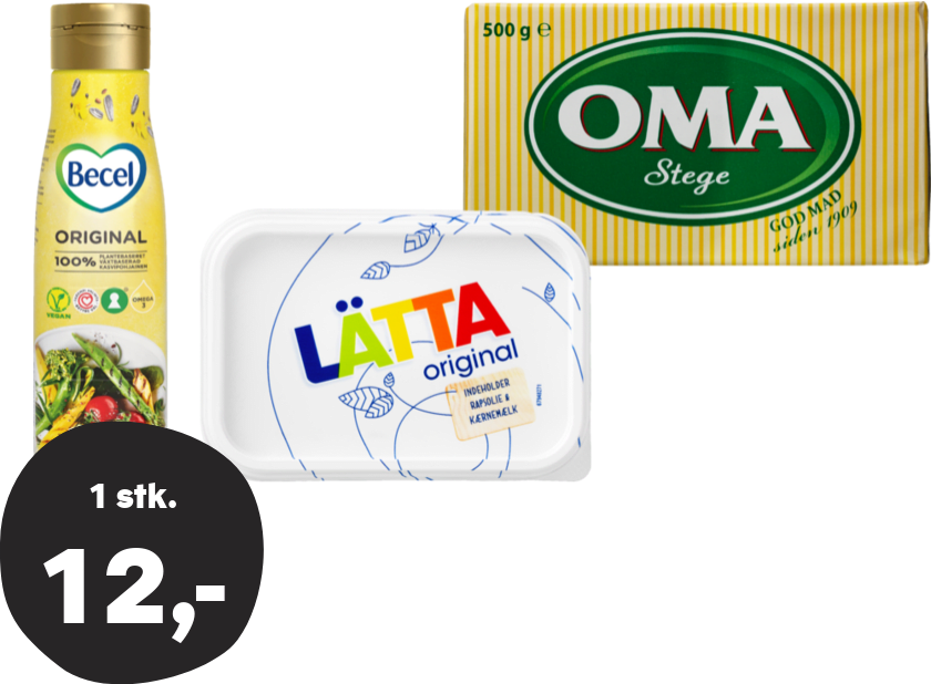 Becel, Oma eller Lätta
