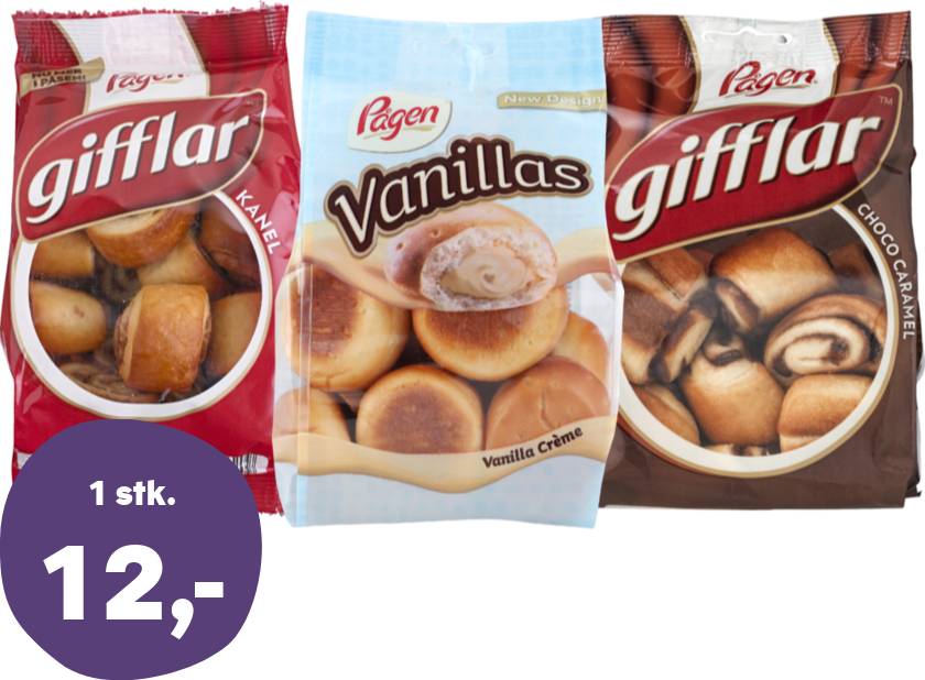 Pågen Gifflar eller Vanillas