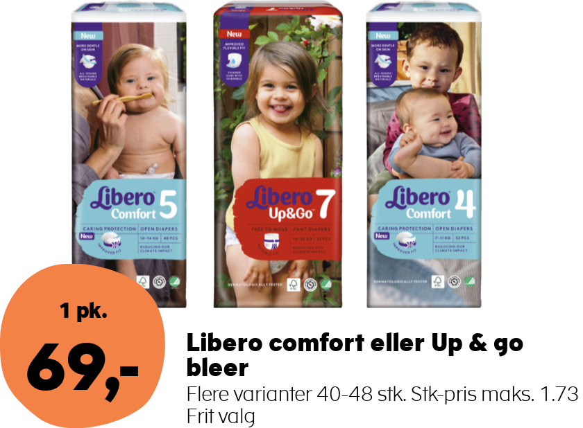 Libero comfort eller Up & go bleer