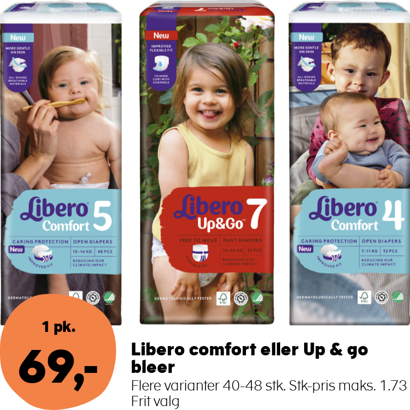 Libero comfort eller Up & go bleer