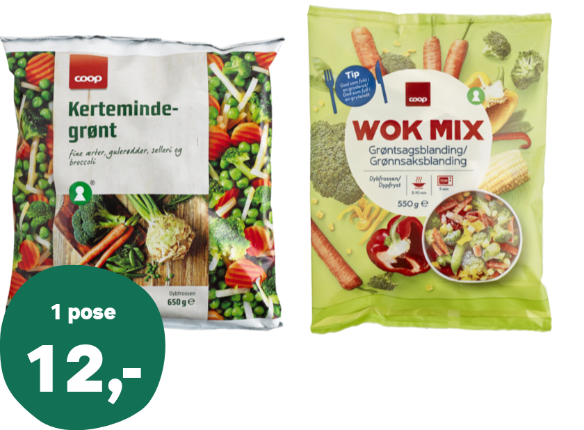 Coop grøntsagsblanding