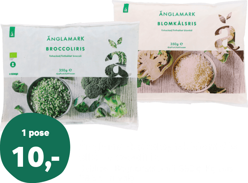 Änglamark økologisk blomkåls- eller broccoliris