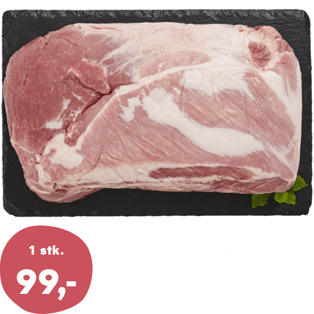 Slagterens pulled pork eller nakkefilet
