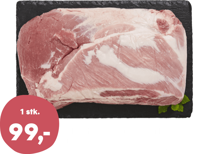 Slagterens pulled pork eller nakkefilet